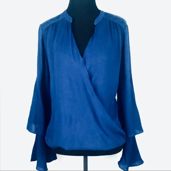 INC International Concepts Petite Bell Sleeve Top - Picture 2 of 8